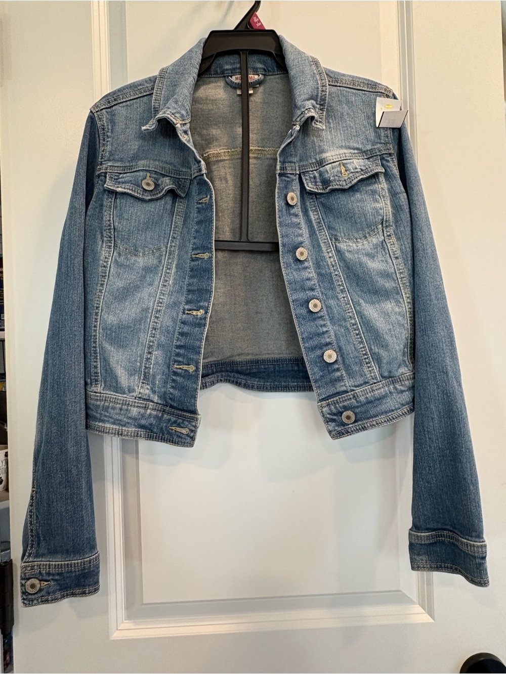 Mossimo Supply Co. Light Blue Cropped Denim Jacket